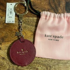 Kate Spade key chain with mirror